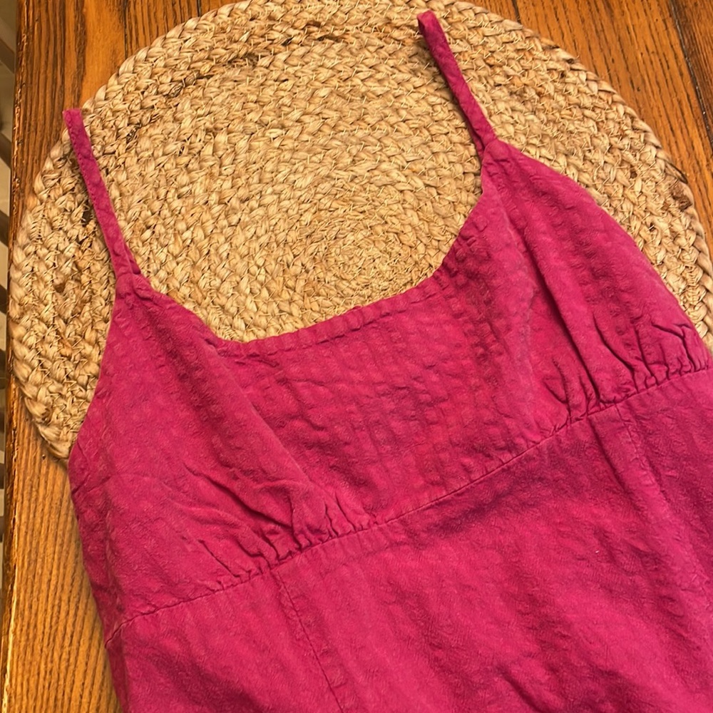 Wild Fable Woven Spaghetti Strap Bodycon Tank Dress - Plum Pink Purple - Picture 4 of 8